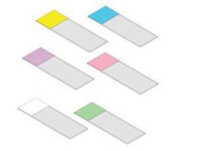 Picture of Microscope Slide SHURMark® Routine Color 1 X 3 Inch White EndSM-CS-W