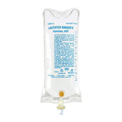 Picture of Replacement Preparation Lactated Ringer's Solution IV Solution Flexible Bag 1,000 mL795309