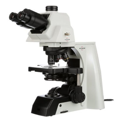 Picture of Accu-Scope® EXC-500 Series Compound Microscope Ergonomic Binocular Head NIS Infinity Corrected Plan 4X, 10X, 40X, 100XR Oil 110 to 240V Hard Coat Mechanical StageEXC-500-BE