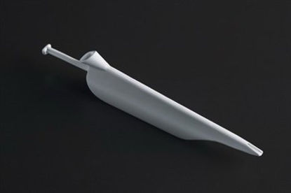 Picture of Endocavity Needle Guide 16 to 18 Gauge, Includes Latex Cover, 5 Degree Angle, 19 cm Needle Length610-1145