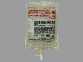 Picture of Replacement Preparation Potassium Chloride 10 mEq / 100 mL IV Solution Flexible Bag 100 mL707426