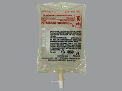 Picture of Replacement Preparation Potassium Chloride 10 mEq / 100 mL IV Solution Flexible Bag 100 mL707426