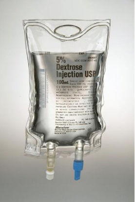 Picture of Caloric Agent Dextrose / Water 5% IV Solution Flexible Bag 100 mL2B0087