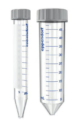 Picture of Eppendorf® Test Tube Conical Bottom Plain 17 X 121 mm 15 mL Without Color Coding Screw Cap Polypropylene Tube1178-0030122151