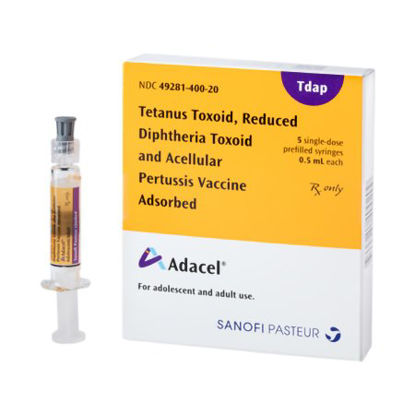 Picture of Adacel® Tdap Vaccine 10 to 64 Years of Age Tetanus Toxoid, Reduced Diphtheria Toxoid and Acellular Pertussis Vaccine, Adsorbed, Preservative Free Injection Prefilled Syringe 0.5 mL49281040020