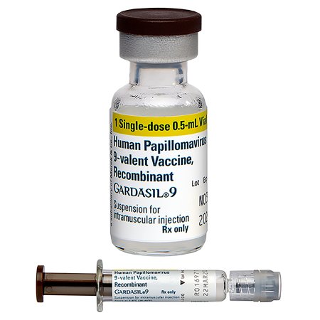 Picture of Gardasil® 9 Human Papillomavirus Vaccine (HPV) For Females 9 through 45 Years of Age / Males 9 through 45 Years of Age 20 mcg - 60 mcg / 0.5 mL Injection Prefilled Syringe Intramuscular00006412102