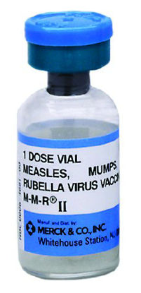 Picture of M-M-R® II MMR Vaccine 12 Months of Age and Older Measles, Mumps, and Rubella Vaccine, Preservative Free Injection Single Dose Vial 0.5 mL00006468100
