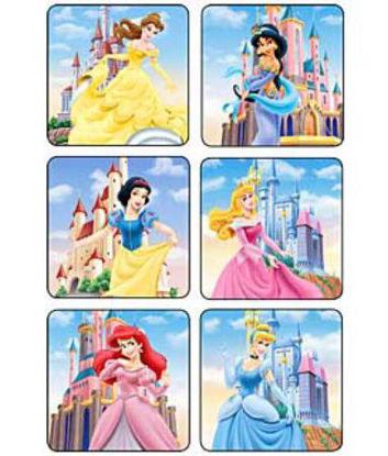 Picture of Disney® 90 per Unit Princesses Castles Sticker2138P