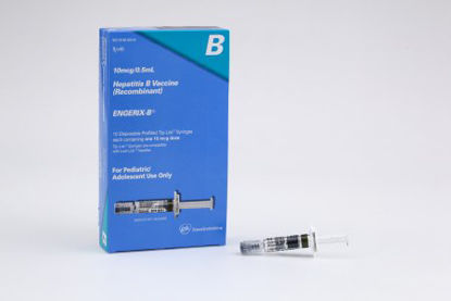 Picture of ENGERIX-B® Hepatitis B Vaccine Pediatric / Adolescent 10 mcg / 0.5 mL Injection Prefilled Syringe 10 Syringes58160082052