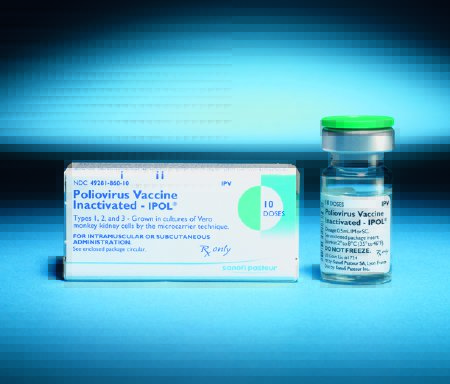Picture of IPOL® Polio Vaccine 40 Unit - 8 Unit - 32 Unit / 0.5 mL Injection Multiple Dose Vial 5 mL860-10