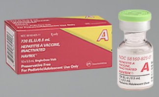 Picture of HAVRIX® Hepatitis A Vaccine 12 Months of Age to 18 Years of Age Pediatric 720 Unit / 0.5 mL Injection Prefilled Syringe 0.5 mL58160082552