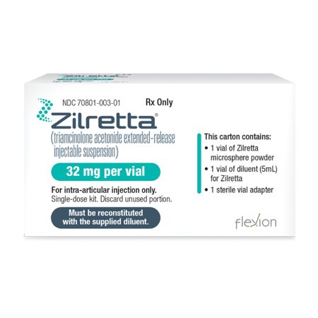 Picture of Zilretta® Triamcinolone Acetonide 32 mg Injection Single-Dose Kit70801000301