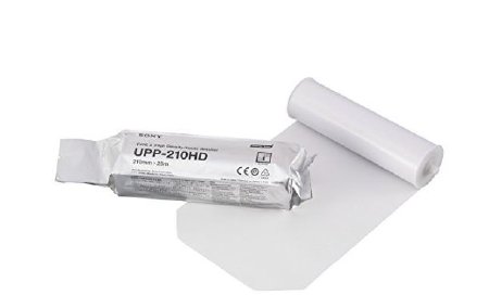 Picture of Media Paper Sony 25mm X 210 mm WhiteUPP-210HD-