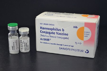 Picture of ActHIB® Haemophilus Influenzae Type b Vaccine (Hib) Children 2 Months to 5 Years of Age 10 mcg / 0.5 mL Injection Single Dose Vial 0.5 mL545-03
