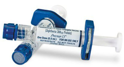 Picture of Prevnar 13® Pneumonia Vaccine Children 6 Weeks Through 5 Years of Age and Adults 50 Years of Age and Older Pneumococcal 13-valent Conjugate Vaccine [Diphtheria CRM197 Protein], Preservative Free Injection Prefilled Syringe 0.5 mL00005197105