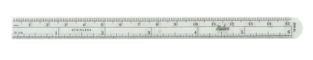 Picture of Ruler Stainless Steel 1/2 X 6 Inch18-660