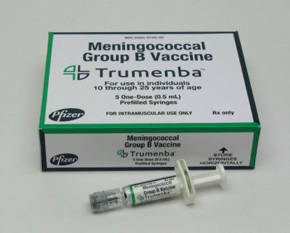 Picture of Trumenba® Meningitis Vaccine For Individuals 10 Through 25 Years of Age Meningococcal Group B Vaccine 120 mcg / 0.5 mL Injection Prefilled Syringe 5 Syringes00005010005