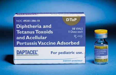 Picture of DAPTACEL® DTaP Vaccine 6 Weeks to 6 Years of Age Diphtheria and Tetanus Toxoids and Acellular Pertussis Vaccine, Adsorbed Injection Single Dose Vial 0.5 mL286-10
