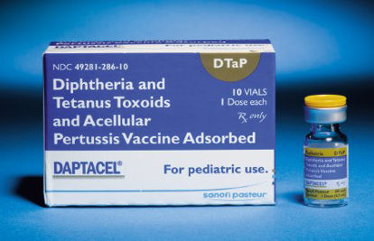 Picture of DAPTACEL® DTaP Vaccine 6 Weeks to 6 Years of Age Diphtheria and Tetanus Toxoids and Acellular Pertussis Vaccine, Adsorbed Injection Single Dose Vial 0.5 mL286-10