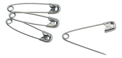 Picture of Safety Pin Number 2 Nickel-Plated Steel3039-2 C