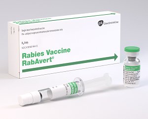 Picture of RabAvert® Rabies Vaccine Kit 2.5 Unit Intramuscular Injection Single Dose Vial 1 mL58160096412