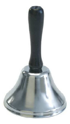 Picture of Call Bell Handle Held Wooden Handle / Steel Bell 4 Inch3162
