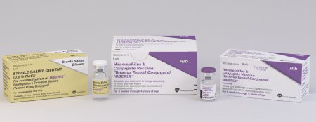 Picture of Hiberix® Haemophilus Influenzae Type b Vaccine (Hib) Children 6 Weeks Through 4 Years of Age 10 mcg / 0.5 mL Injection Single Dose Vial 0.5 mL58160081811