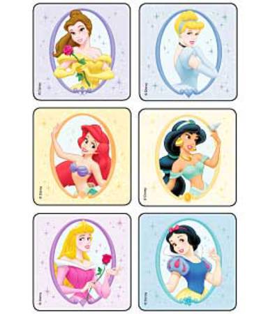 Picture of Kids Love Stickers® 90 per Unit Disney Princesses Sticker2325P