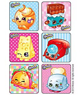 Picture of Kids Love Stickers® 75 per Unit Shopkins Sticker1653