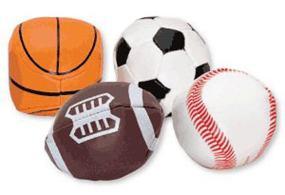 Picture of Kids Love Stickers® 24 per Unit Soft Sport Balls Toy Chest 2 Inch5594