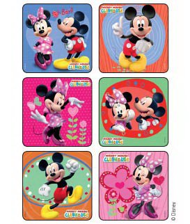 Picture of Disney® 75 per Unit Mickey and Minnie Mouse Glitter Sticker1630