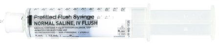 Picture of Med Stream® IV Flush Solution Sodium Chloride, Preservative Free 0.9% IV Solution Prefilled Syringe 5 mL Fill in 12 mL191-MIS-1135