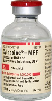 Picture of Xylocaine® - MPF with Epinephrine Lidocaine HCl / Epinephrine, Preservative Free 1% - 1:200,000 Injection Single Dose Vial 30 mL63323048737