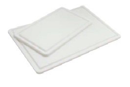 Picture of Dissecting Board SHURCut™ 0.5 X 12 X 18 Inch, White, Reusable, Spill Containment Border, Rubber Feet, Radiused Edges, Chemical and Stain ResistantSC-HDPE-1