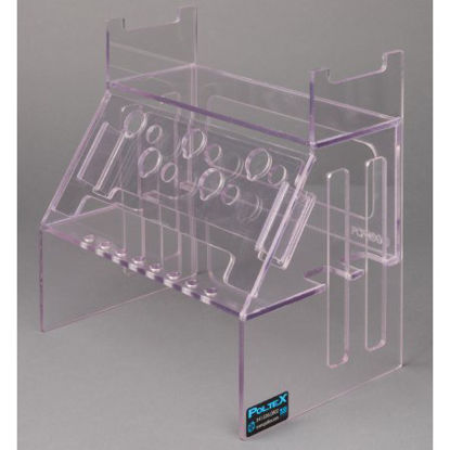 Picture of PCR Hood Organizer 1/4 Inch Thick PETG For man Standard Size Pipettors and TipsPCRHOOD