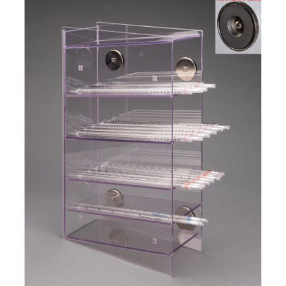 Picture of Pipette Holder 5 Pocket, 5 X 11-1/3 X 18-3/4 Inch For Serological PipettesPGSERPIP5-M