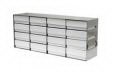 Picture of Vial Storage Box Freezer Rack Helmer® Scientific 5-1/2 X 8-3/4 X 21-2/3 Inch 16 Box Capacity322098-1