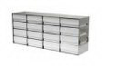 Picture of Vial Storage Box Freezer Rack Helmer® Scientific 5-1/2 X 8-3/4 X 21-2/3 Inch 16 Box Capacity322098-1