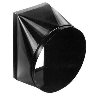 Picture of Blower Transition Adapter 10 Inch Duct Nominal Diameter, 5.5 X 10 Inch Rectangular Inlet, 4 lbs. Weight For Coated Steel Blowers4722401