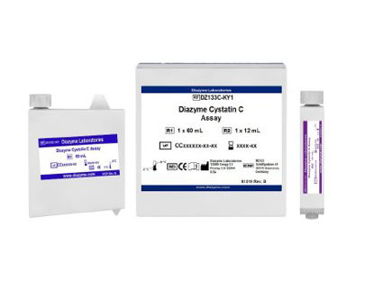 Picture of Reagent Kit Kidney Marker Assay Cystatin C 215 Tests R1: 1 X 60 mL, R2: 1 X 12 mLDZ133C-KY1