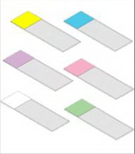 Picture of Microscope Slide SHURMark® Routine Color 1 X 3 Inch Pink EndSM-CCS-P