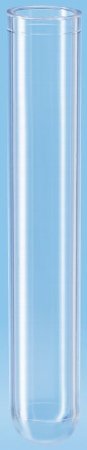 Picture of Test Tube Round Bottom Plain 12 X 75 mm 5 mL Without Color Coding Screw Cap Polystyrene Tube55.476.300