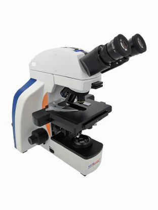 Picture of Med-Scope™ Med6-PA1 Advanced Pathology Compound Microscope Trinocular Head Infinity Corrected Apo 2X / 4X / 10X / 40X / 60X / 100X External DC Auto Switching Power Supply / 110 to 240V Coaxial X / Y Mechanical Stage with Adjustable TensionMED6-PA1