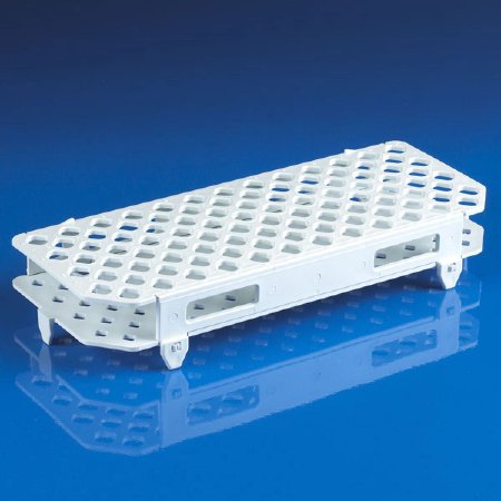 Picture of Microcentrifuge Test Tube Rack 100 Place White 263 X 109.5 X 45 mm456303