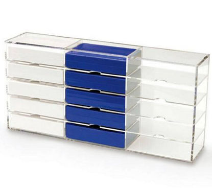 Picture of Slide Box 1.5 X 7 X 8.25 Inch, White, With 100-Slide Cork Liner4100-WH