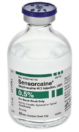 Picture of Sensorcaine® Bupivacaine HCl 0.5%, 5 mg / mL Injection Multiple Dose Vial 50 mL63323046757