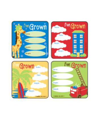 Picture of Kids Love Stickers® 90 per Unit I've Grown - Boys , Assorted StickerM2171