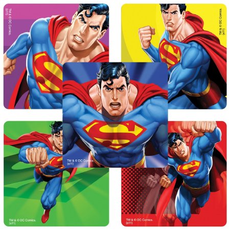Picture of Disney® 100 per Unit Superman Classic Sticker 2.5 InchST493R