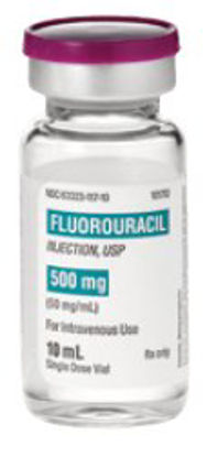 Picture of Fluorouracil 50 mg / mL Injection Single Dose Vial 10 mL63323011710