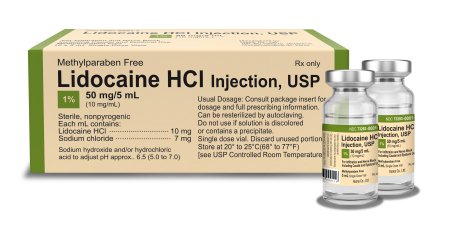 Picture of Lidocaine HCl, Preservative Free 1%, 10 mg / mL Injection Single Dose Vial 5 mL73293000102